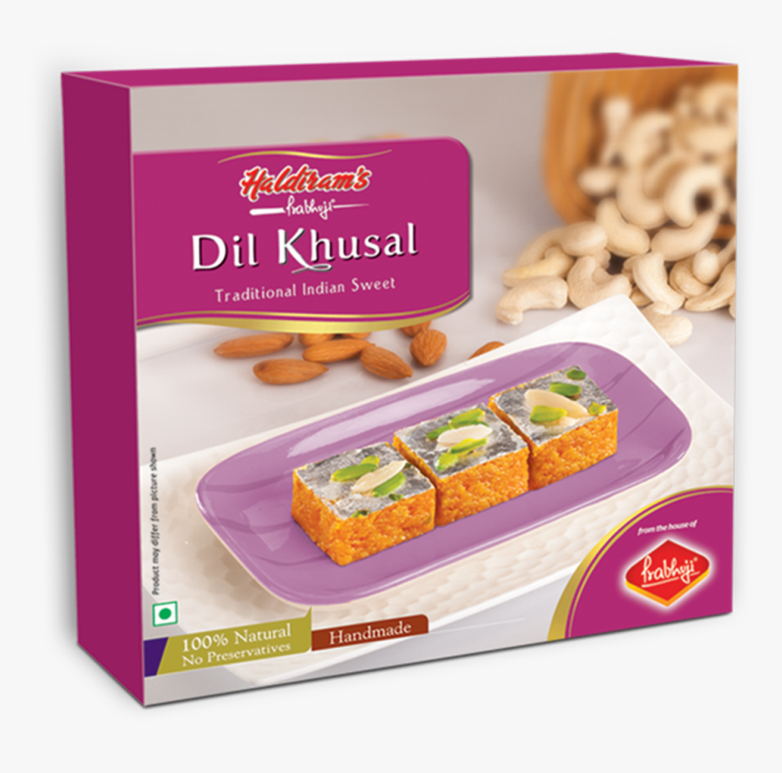 Indian Sweets Png -buy Prabhuji Haldiram Dil Khusal - Haldiram Prabhuji Sweets Items, Transparent Png, Free Download