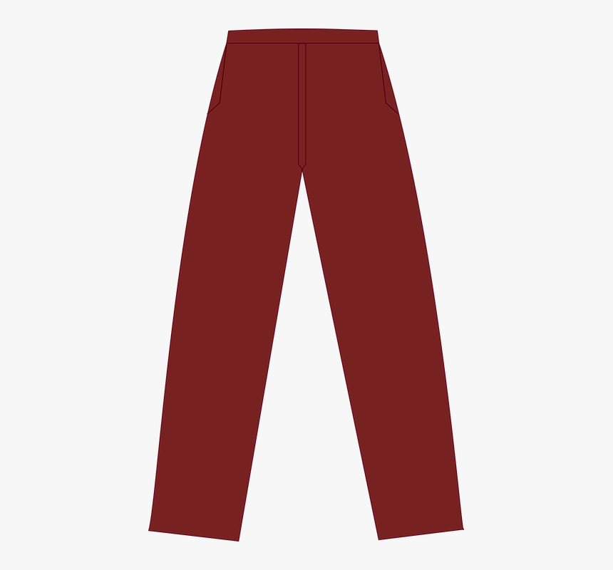 Pants, Maroon, Cloth - Pantalon Granate Png, Transparent Png, Free Download