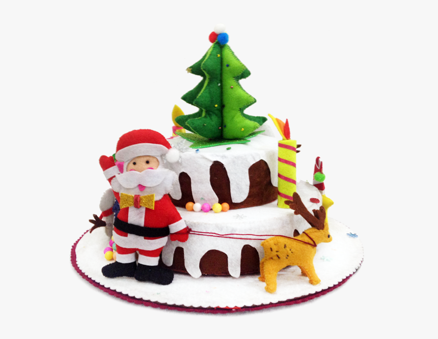 Unique Christmas Cake, HD Png Download, Free Download