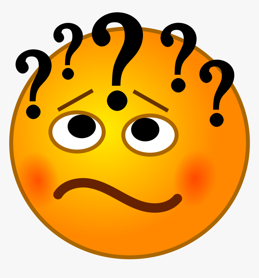 Confused Face Creative Commons, HD Png Download - kindpng