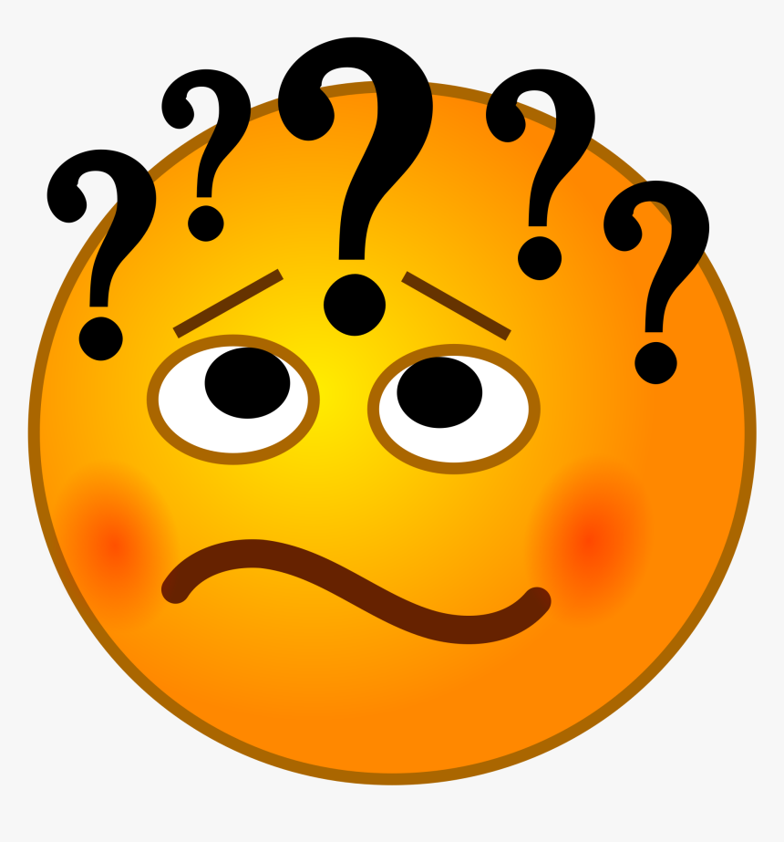 Confused Face Creative Commons, HD Png Download, Free Download