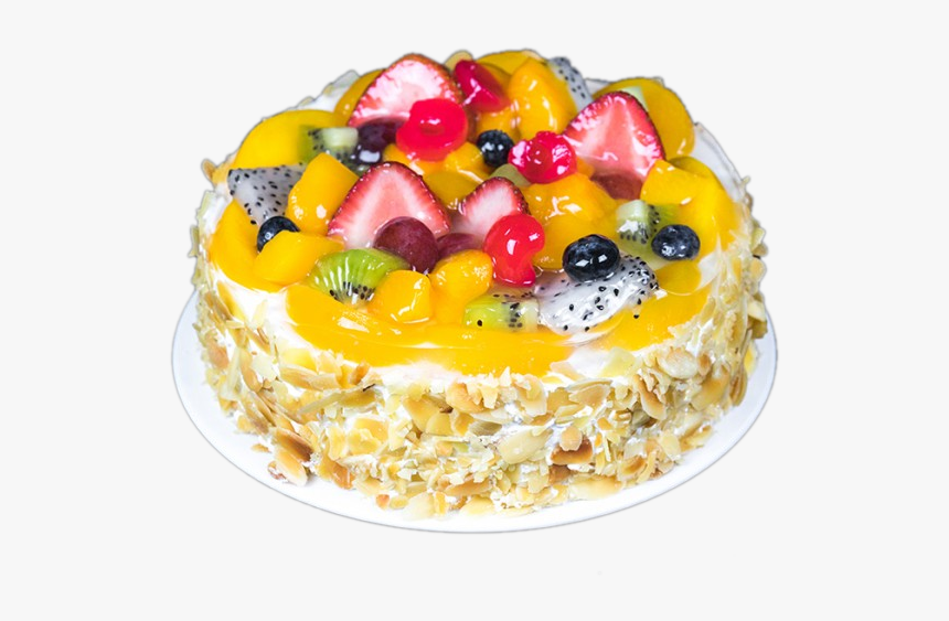 Fruit Paradis - Mango Fruits Cake, HD Png Download, Free Download