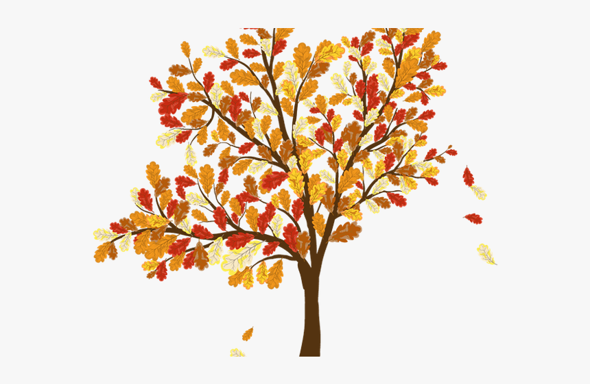 Banyan Tree Clipart Ped - Transparent Fall Tree Clipart, HD Png Download, Free Download