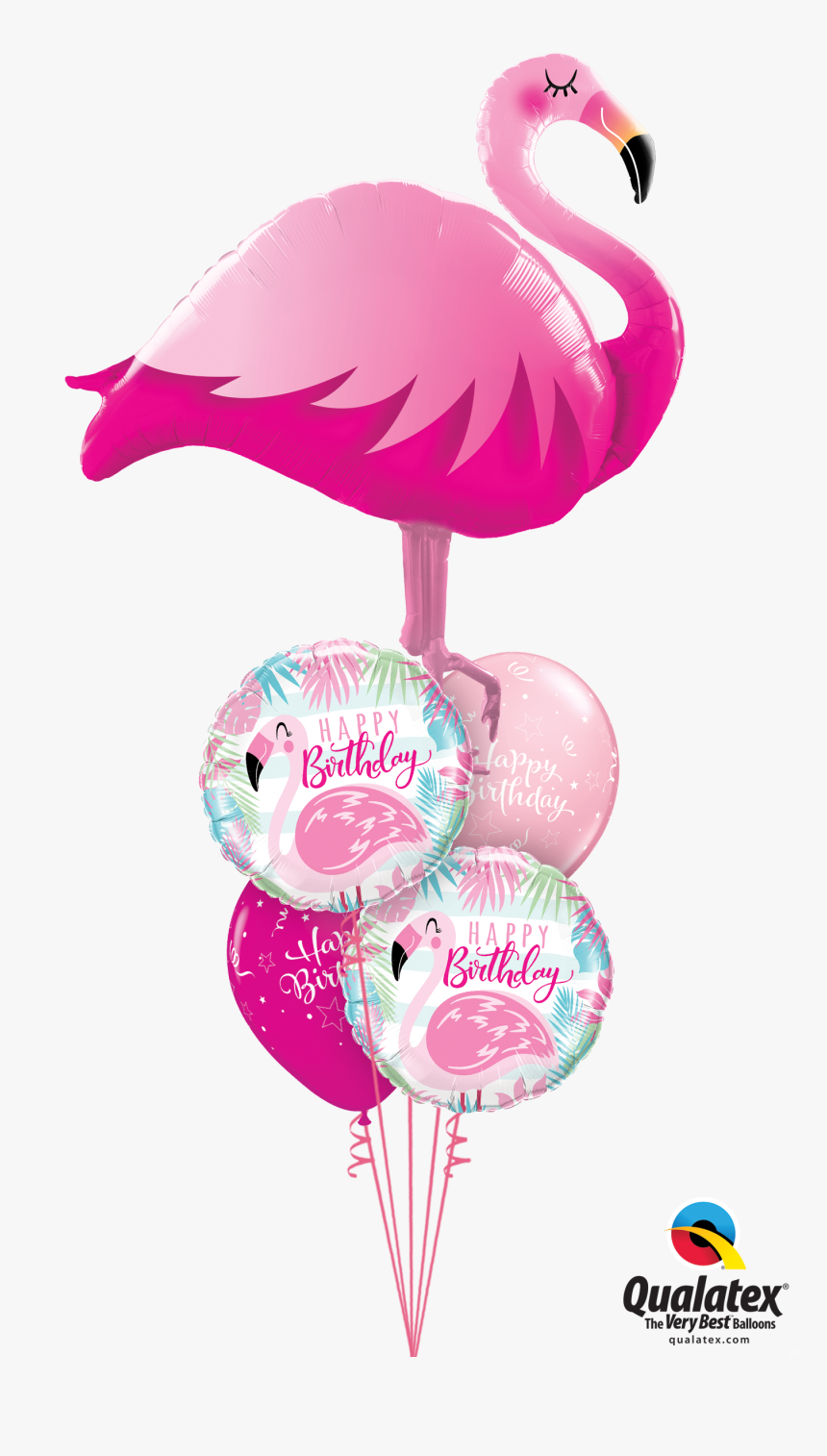 Flamingo Transparent Happy Anniversary - Flamingo Balloon, HD Png Download, Free Download