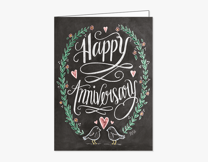 Lily & Val Lv014"
 Title="lily & Val Lv014 - Happy Anniversary Chalkboard, HD Png Download, Free Download