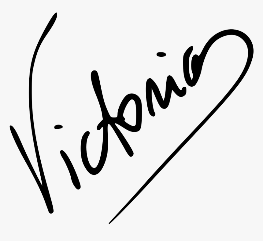 Firma Victoria Aihar - Firmas Victoria, HD Png Download, Free Download
