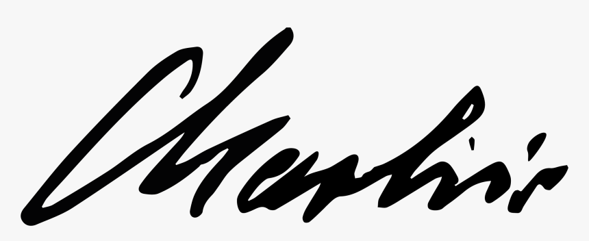 Firma De Charles Chaplin Clipart , Png Download - Charlie Chaplin Signature Png, Transparent Png, Free Download