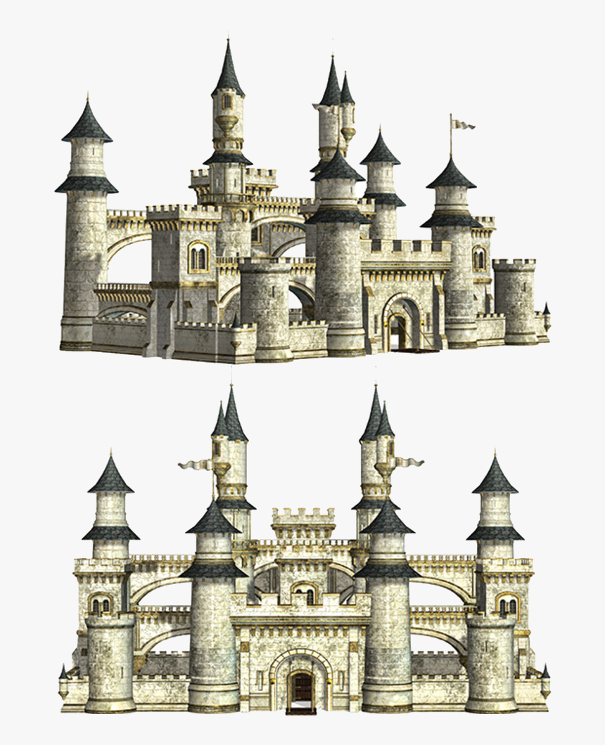 Twin Castles Png Image - Transparent Background Castle Clipart Png, Png Download, Free Download