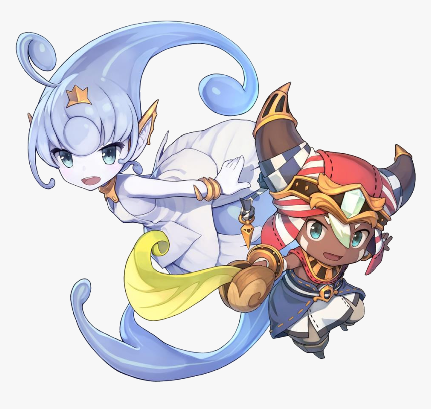 Tethu & Isuna - Ever Oasis Main Character, HD Png Download, Free Download