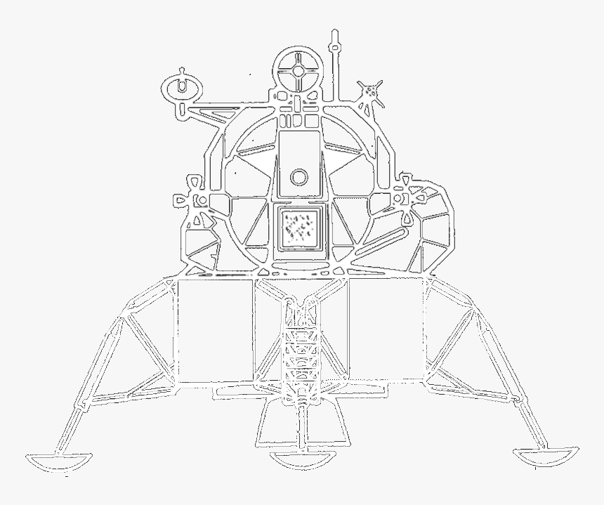 Sketch Of Apollo 11, HD Png Download, Free Download