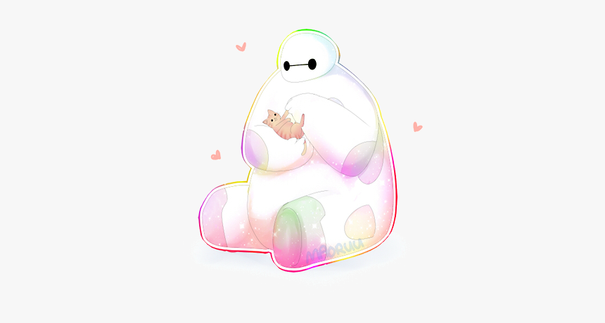 Cute Drawn Wallpapers Tumblr - Baymax Wallpaper Black Background, HD Png Download, Free Download