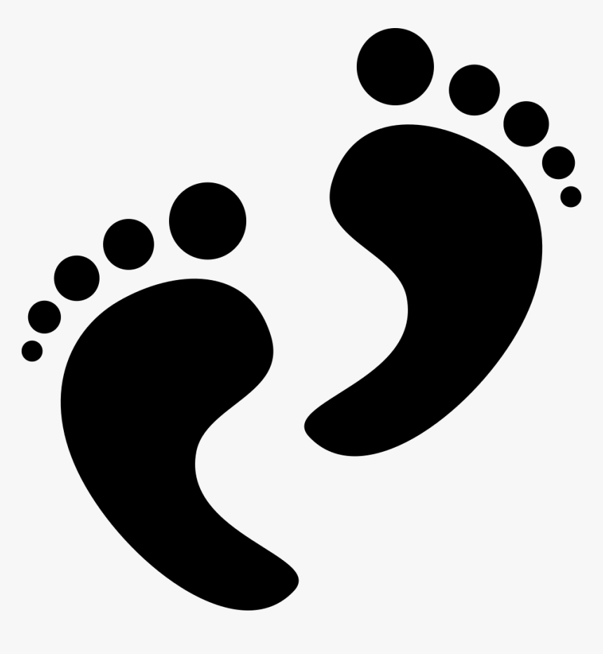 baby foot print clip art free