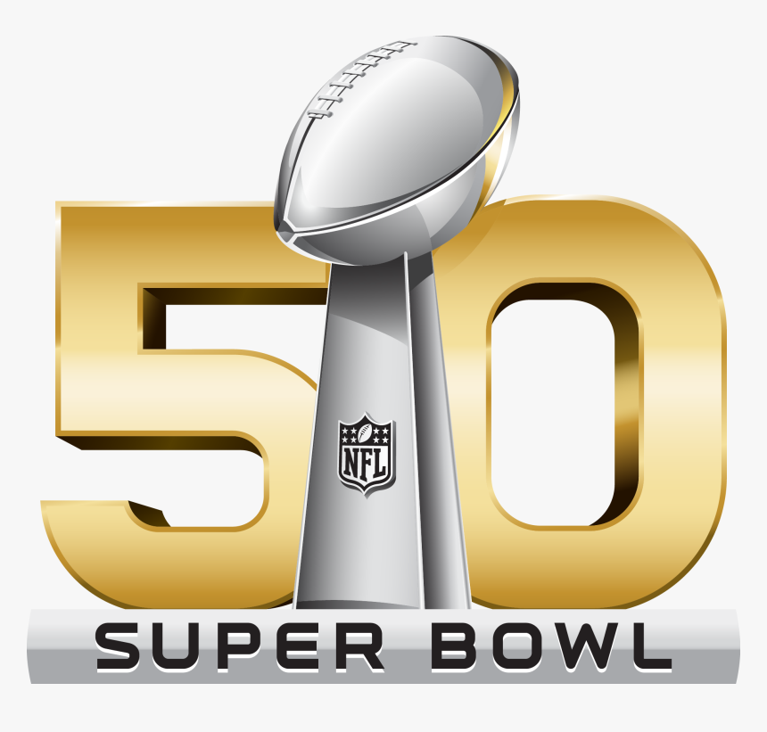 Super Bowl 50 Logo Large - 50 Super Bowl, HD Png Download, Free Download