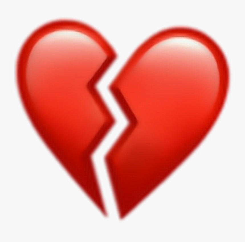 Corazon Roto Png - Broken Heart Emoji Png, Transparent Png, Free Download