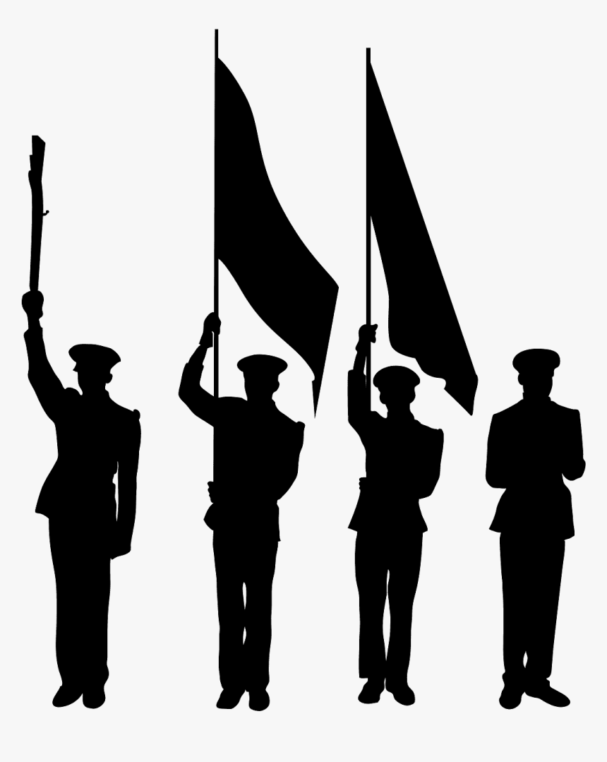 Military Color Guard Clipart, HD Png Download, Free Download