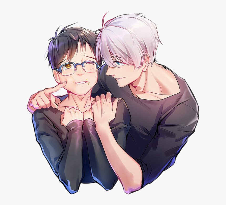 #виктор Никифоров #yuri Katsuki #victor Nikiforov #юри - Anime Yaoi Png, Transparent Png, Free Download