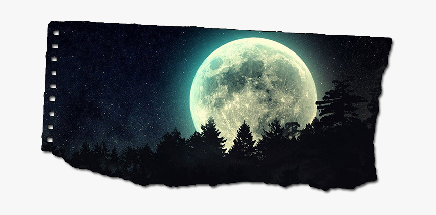 Where The Stars Shine - Full Moon Twitter Header, HD Png Download, Free Download