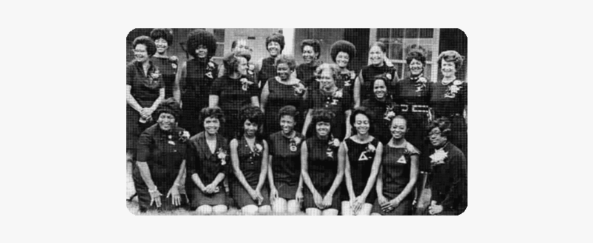 Columbia Alumnae Chapter Delta Sigma Theta Sorority - Monochrome, HD Png Download, Free Download