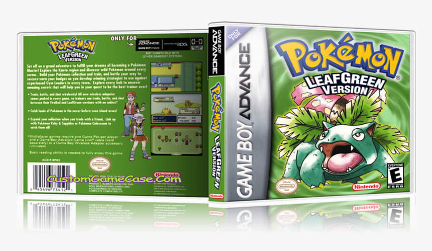 Pokemon Leaf Green Version - Pokemon Fire Red Version Gameboy, HD Png Download, Free Download