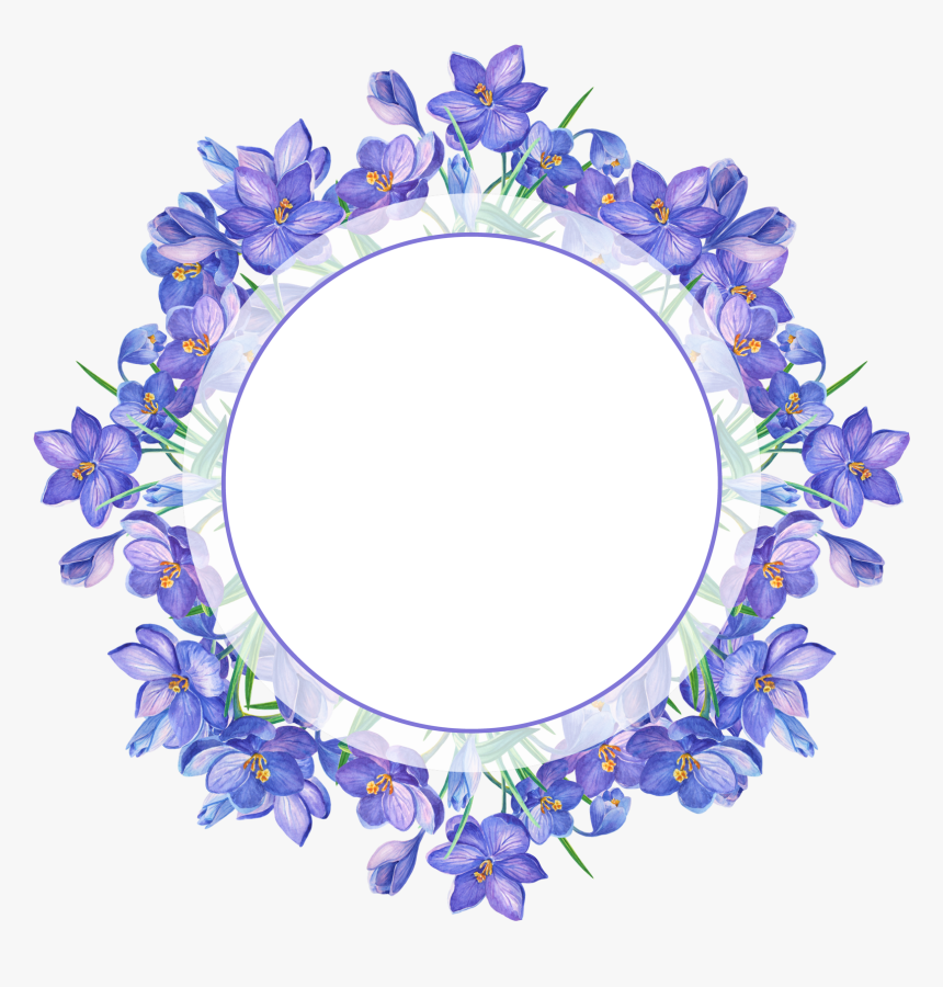 Transparent Flowers Frame Png, Png Download, Free Download