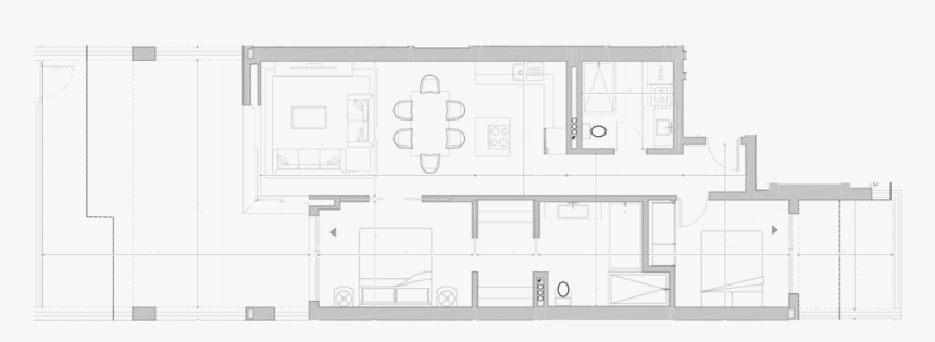 43 Planta - Arthur Casas Casa K Projeto, HD Png Download, Free Download