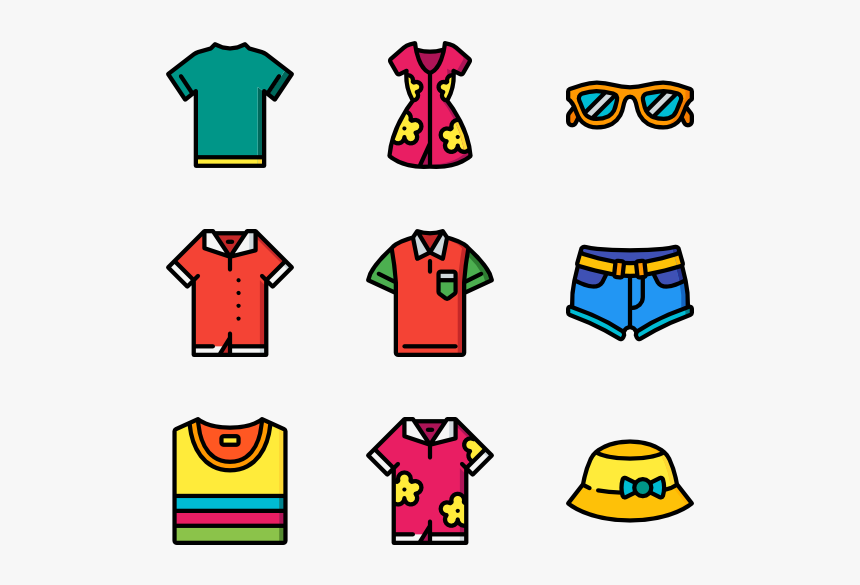 Summer Clothes Clipart, HD Png Download, Free Download