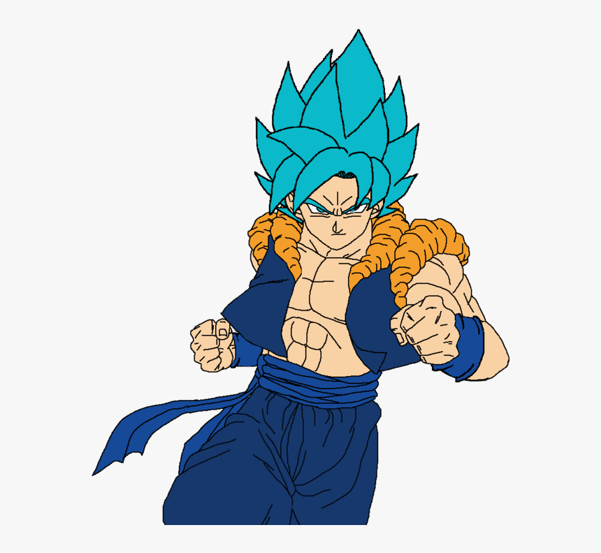 Clip Art Broly Goku Fusion - La Fusion De Goku Y Broly, HD Png Download, Free Download