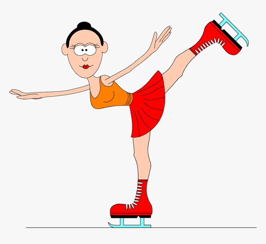 Woman Free Stock Photo - Patinaje Sobre Hielo Animated Gif, HD Png Download, Free Download