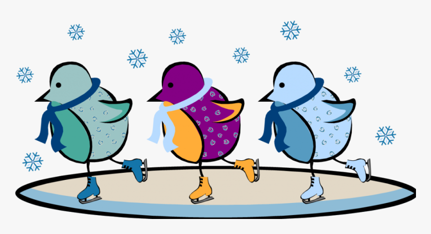 Ice Skating Clipart Transparent - Free Clip Art January, HD Png Download, Free Download