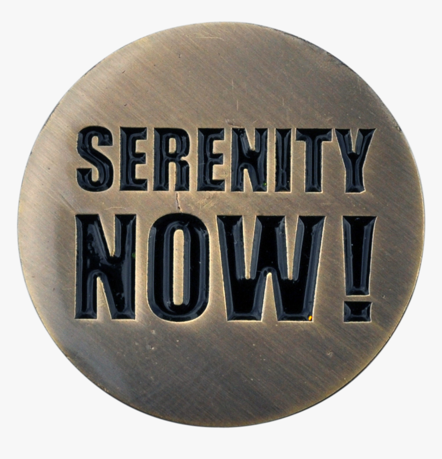 Serenity Now Golf Ball Marker & Hat Clip By Readygolf - Circle, HD Png Download, Free Download