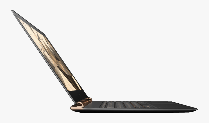 2016 Hp Spectre Laptop Side Profile - Laptop Side Png, Transparent Png, Free Download