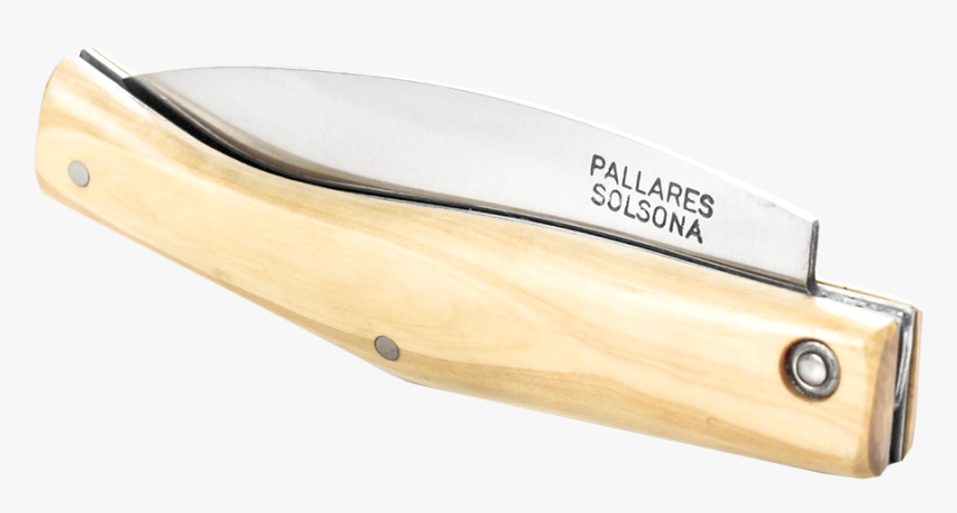 Pallares Busa Wood Folding Pocket Knife 8cm - Blade, HD Png Download, Free Download