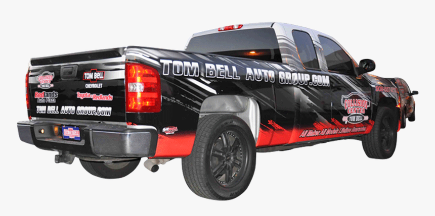 Chevy Truck Wrap Using 3m For Tom Bell Collision Center - Ford Super Duty, HD Png Download, Free Download