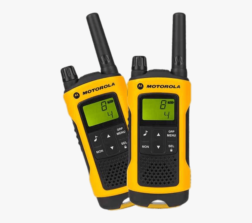 Yellow Motorola Walkie Talkies - Motorola Walkie Talkie Malaysia, HD Png Download, Free Download