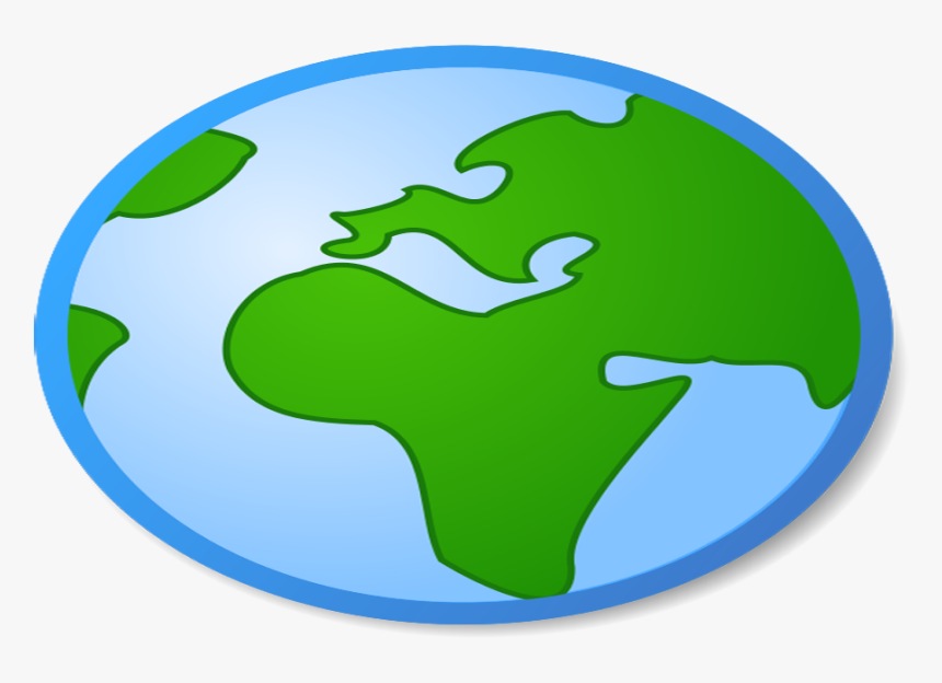 Globe Icon, Adapted - Gambar Kartun Bola Dunia, HD Png Download, Free Download