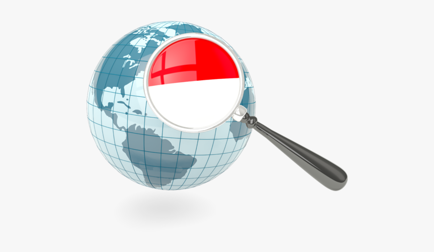 Magnified Flag With Blue Globe - Belgium On A Globe, HD Png Download, Free Download