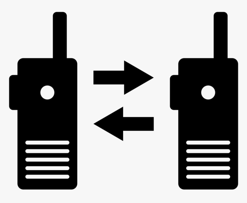 Two Way Radio Icon, HD Png Download, Free Download