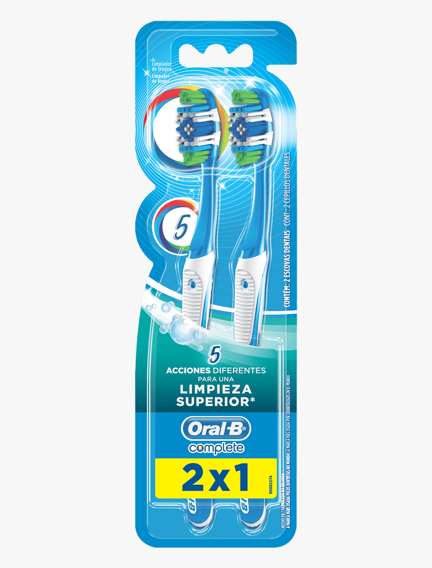 Cepillo Oralb 5 Acciones Limpieza - Oral-b, HD Png Download, Free Download