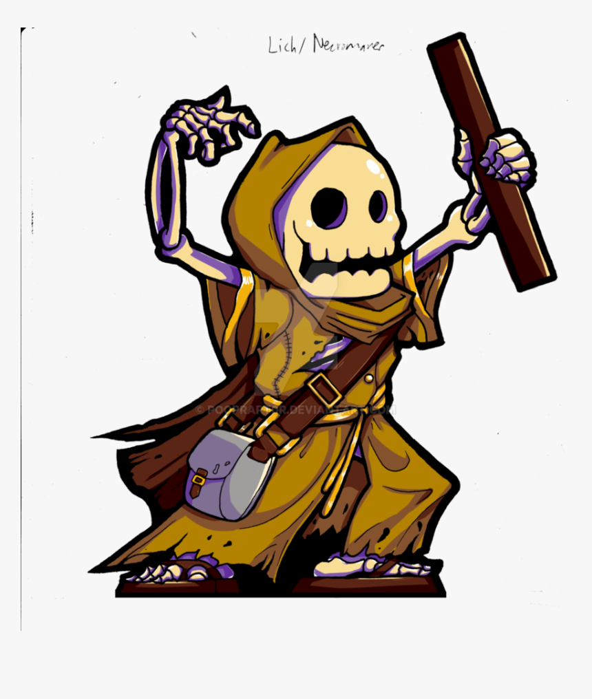 Skeleton Mage Png, Transparent Png, Free Download