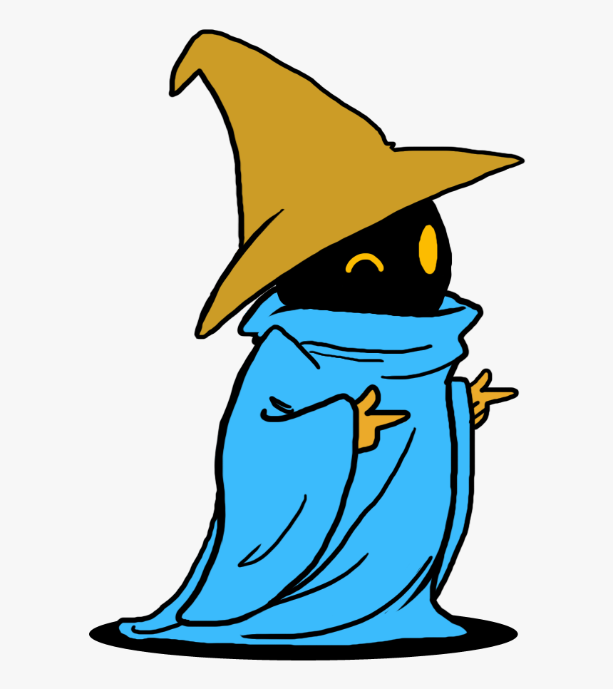 Sorcerer Clipart Uncanny - Final Fantasy Black Mage Avatar, HD Png Download, Free Download