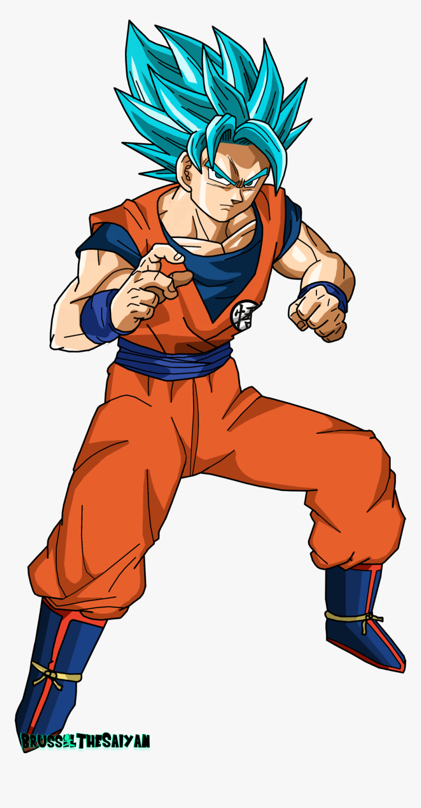 Goku Clipart Regular - Perfected Super Saiyan God, HD Png Download, Free Download