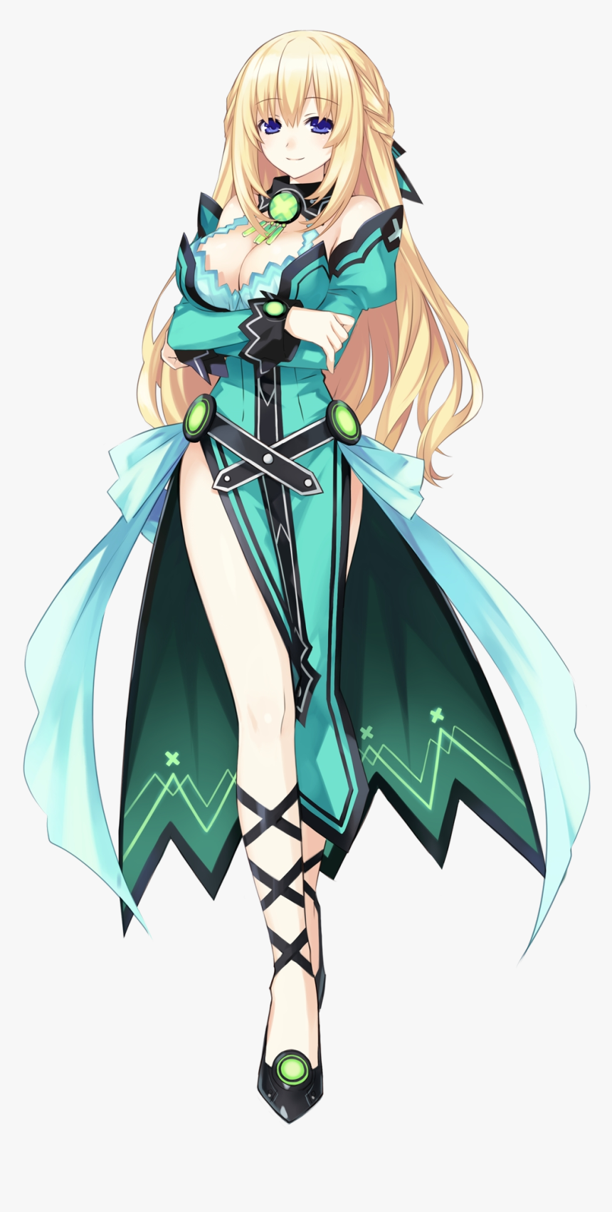 Lady Vert - Vert Hyperdimension Neptunia, HD Png Download, Free Download