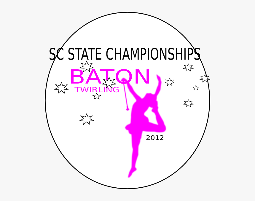 Baton Twirling Majorette Dance Silhouette - Baton Twirler Clip Art, HD Png Download, Free Download