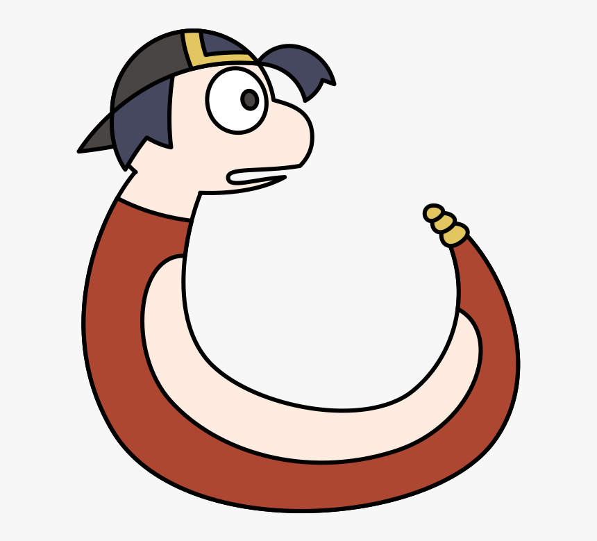 Ethan Ekans Curl - Cartoon, HD Png Download, Free Download