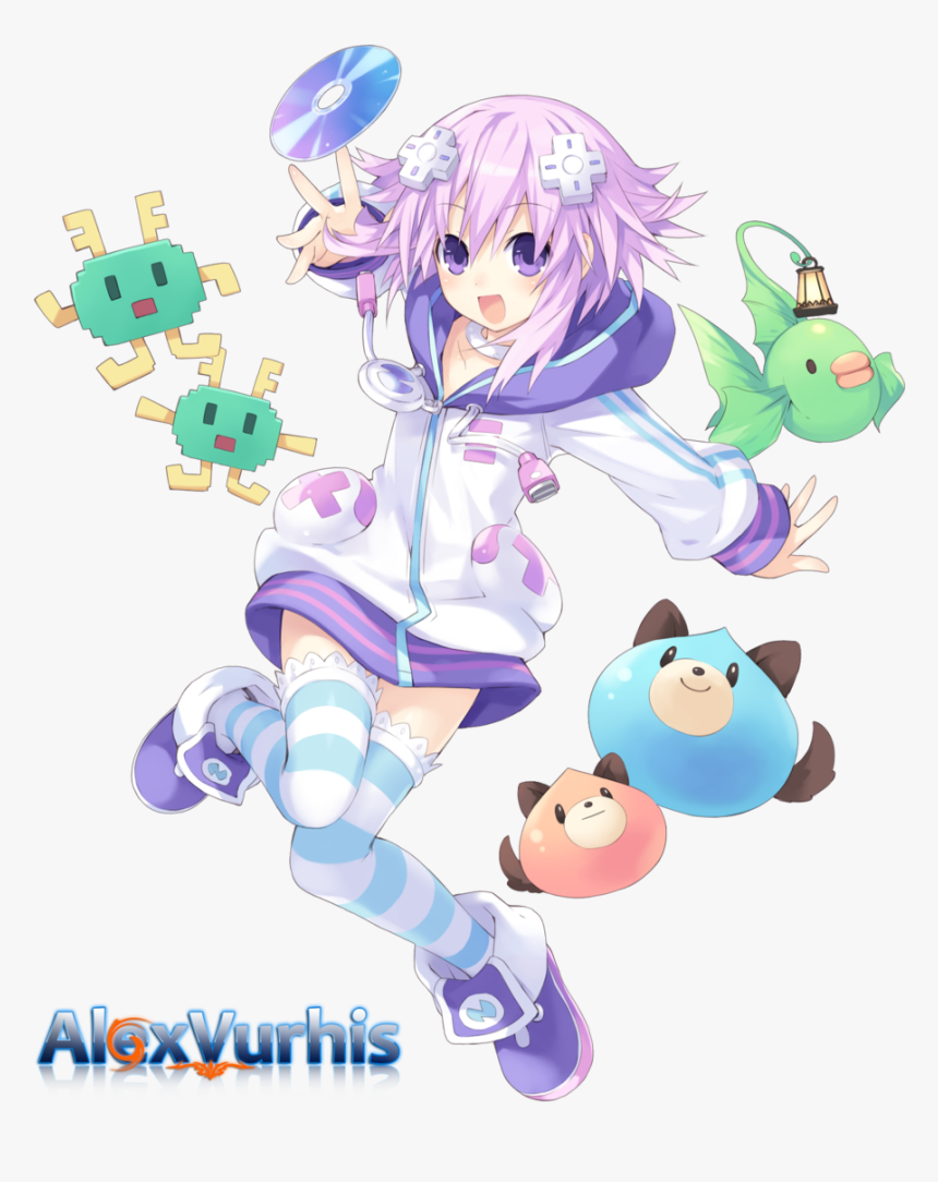 Clip Art Hyperdimension Neptunia Re Birth 1 Neptune - Hyperdimension Neptunia Neptune Png, Transparent Png, Free Download