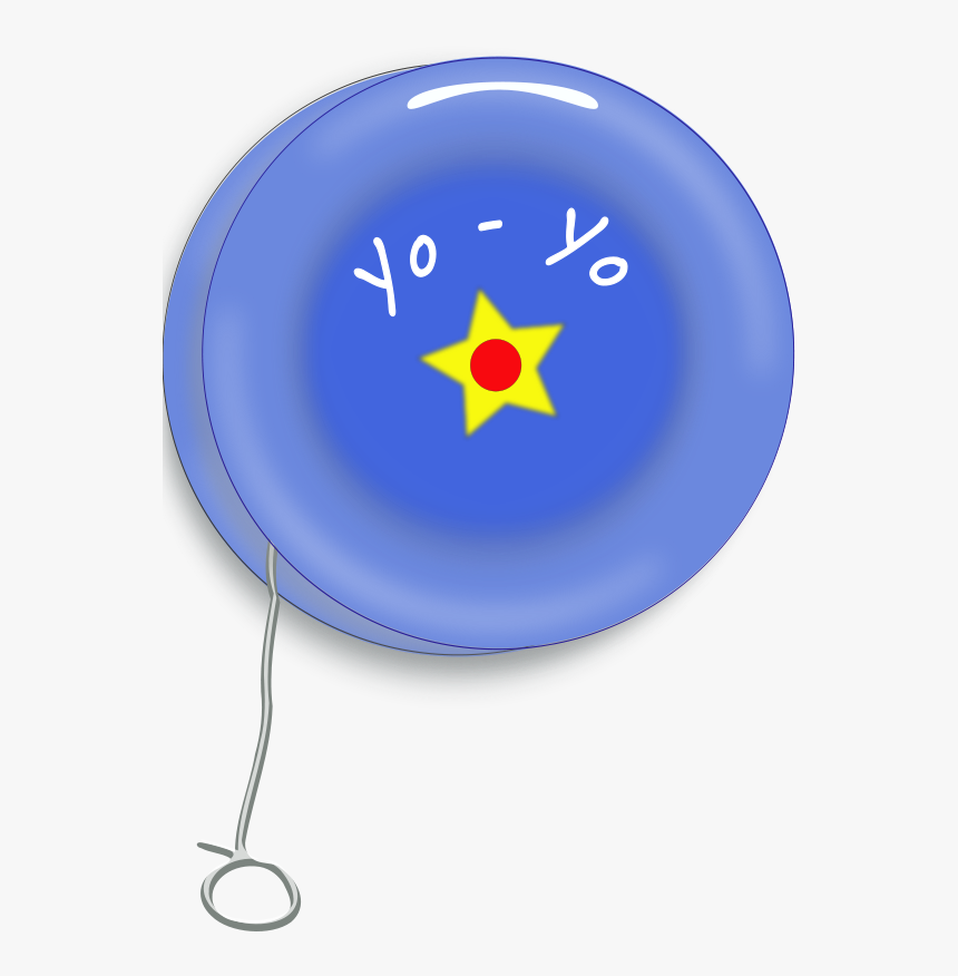 Free Blue Yo-yo Clip Art - Cute Yo Yo Clipart, HD Png Download, Free Download