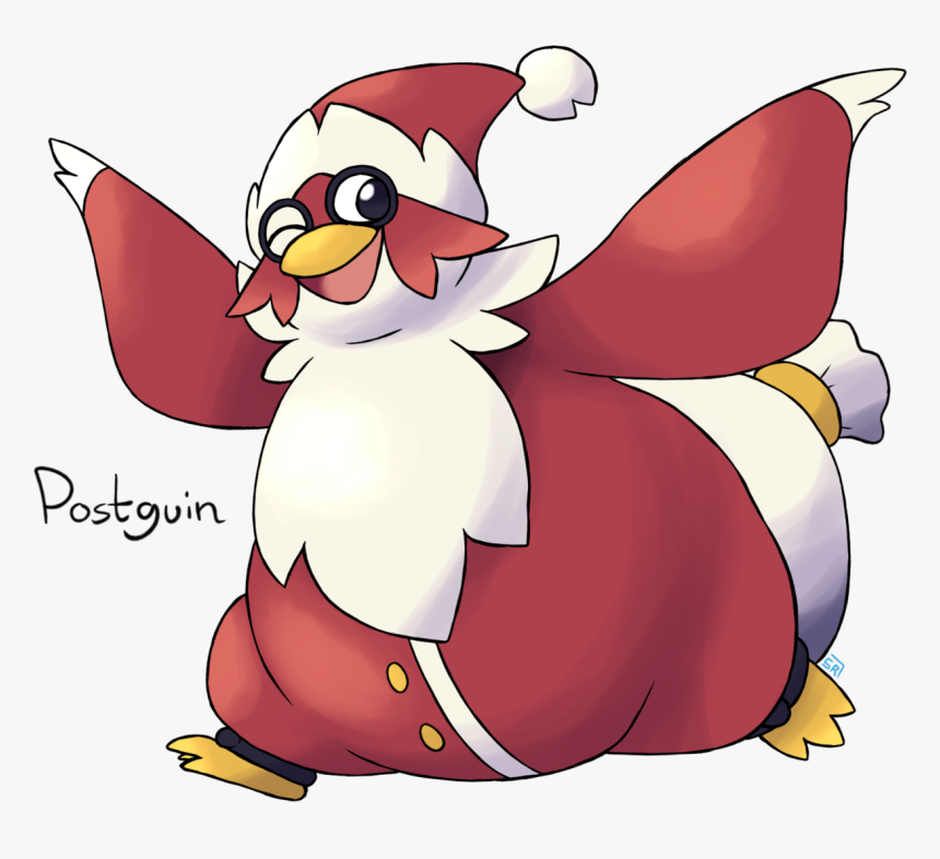 Delibird Png - - Red Bird Pokemon, Transparent Png, Free Download