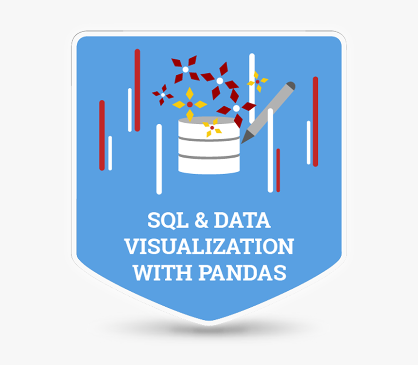 Sql & Data Visualization With Pandas - Emblem, HD Png Download, Free Download