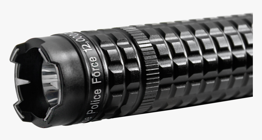 Police Force 12 Million Volt Tactical Stun Baton Flashlight - Electroshock Weapon, HD Png Download, Free Download