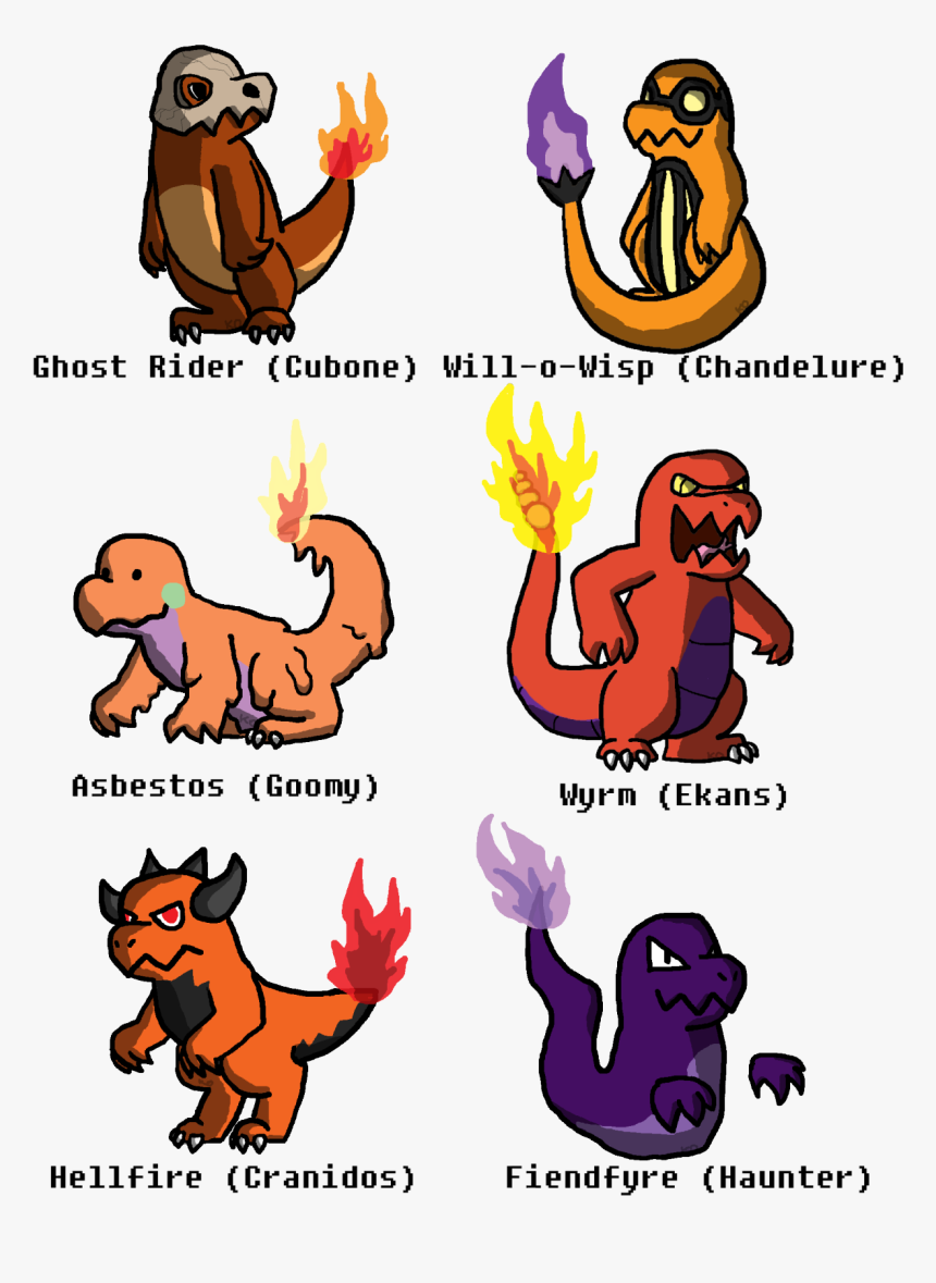 Pokemon Variations Ghostofdragonspast Some - Spooky Charmander, HD Png Download, Free Download